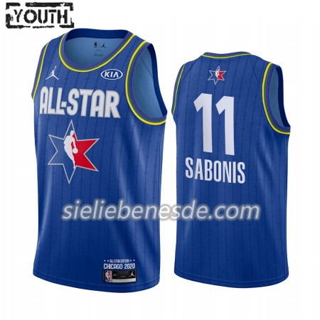 Kinder NBA Indiana Pacers Trikot Domantas Sabonis 11 2020 All-Star Jordan Brand Blau Swingman